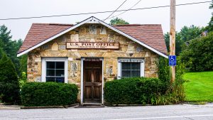 A rural post office.